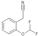 2-(二氟甲氧基)苯基乙腈结构式