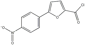 5-(4-硝基苯)呋喃-2-碳酰氯结构式
