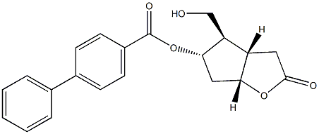 (+)-科里内酯4-苯基苯甲酸醇结构式
