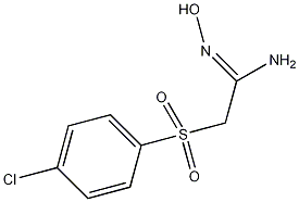 (4-氯苯基磺酰基)羟基乙脒结构式