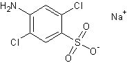 2,5-二氯磺氨酸钠结构式