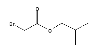 溴乙酸异丁酯结构式