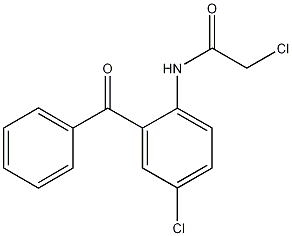 2'-苯甲酰-2,4'-二氯乙酰苯胺结构式