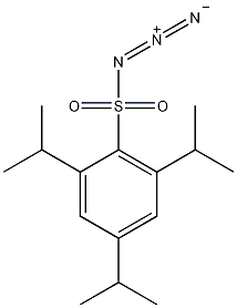 2,4,6-三异丙基苯磺酰基叠氮化物结构式