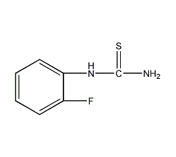 2-氟苯基硫脲结构式