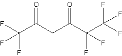 1,1,1,5,5,6,6,6-八氟-2,4-己二酮结构式