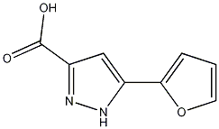5-(2-呋喃基)吡唑-3-羧酸结构式