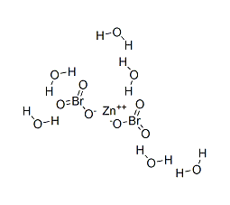 六水溴酸锌结构式