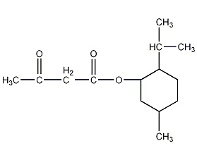 3-氧代丁酸薄荷酯结构式