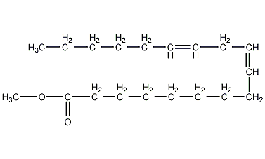 linolelaidate 首页 化学品 (e,e)-亚油酸甲酯  物竞编号 1h4m 分子式