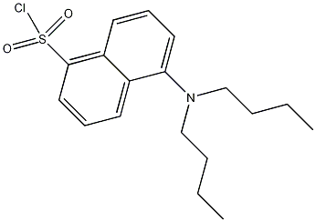 5-二丁基氨基-1-萘磺酰氯结构式