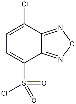 4-氯-7-磺酰氯-2,1,3-苯并氧二唑结构式