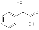 吡啶-4-乙酸盐酸盐结构式