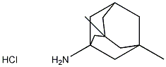 3,5-二甲基金刚胺盐酸盐结构式