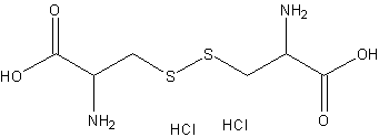 L-胱氨酸二盐酸盐结构式
