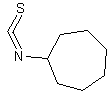 异硫氰酸环庚脂结构式