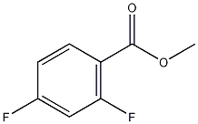 2,4-二氟苯甲酸甲酯结构式