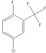 5-氯-2-氟-三氟甲苯结构式