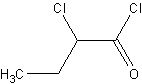 2-氯丁酰氯结构式