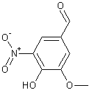 5-硝基香兰素结构式