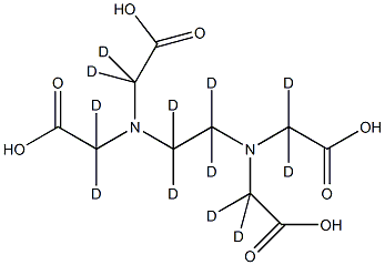 乙二胺四乙酸-d12结构式