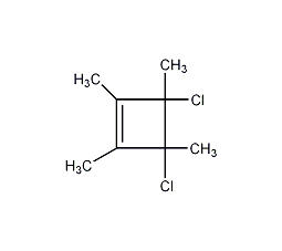 3,4-二氯-1,2,3,4-四甲基环丁烯结构式