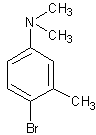 4-溴-N,N,3-甲基苯胺结构式