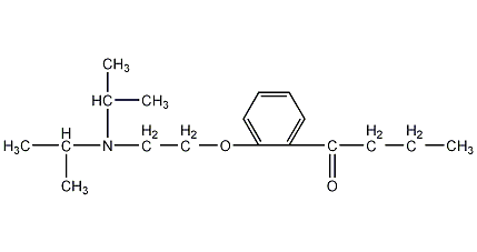 1-[2-[2-[bis(isopropyl)amino]ethoxy]phenyl]butan-1-one hydrochloride