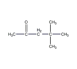 4,4-二甲基-2-戊酮结构式