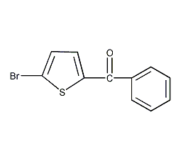 2-溴-5-苯甲酰基噻吩结构式