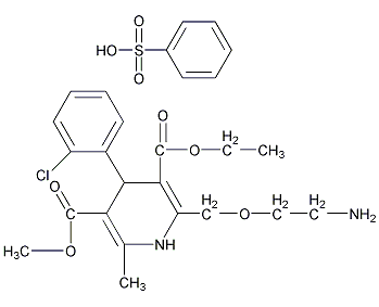 氨氯地平结构式