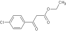 (4-氯苯甲酰基)乙酸乙酯结构式
