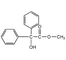 二苯乙醇酸甲酯结构式