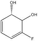 顺-(1S,2S)-1,2-二氢-3-氟邻苯二酚结构式