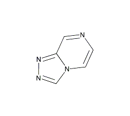 [1,2,4]三唑并[4,3-a]吡嗪结构式