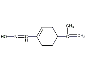 4-异丙烯环己-1-烯甲醛肟结构式