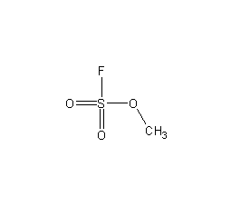 氟化磺酸甲酯结构式