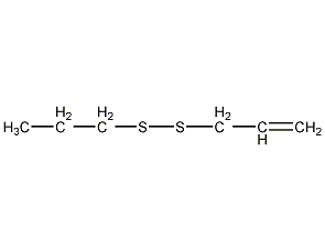 烯丙基丙基二硫醚结构式