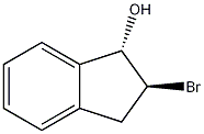 反-2-溴-1-二氢茚醇结构式