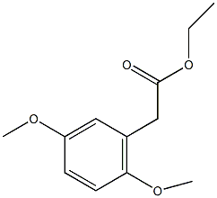 2,5-二甲氧苯基乙酸乙酯结构式