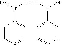 1,8-亚联苯基二硼酸结构式