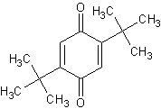 2,5-二叔丁基邻苯醌结构式
