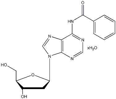 N6-苯甲酰基-2'-脱氧腺苷结构式
