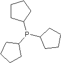 三环戊基膦结构式