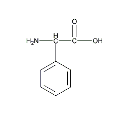 L-苯基甘氨酸结构式