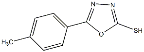 5-(4-甲基苯基)-1,3,4-噁二唑-2-硫醇结构式