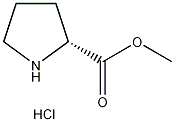 D-脯氨酸甲酯盐酸盐结构式
