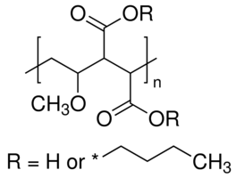 聚(乙烯基甲醚-alt-马来酸单丁酯) 溶液结构式