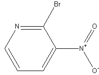 2-溴-3-硝基吡啶结构式