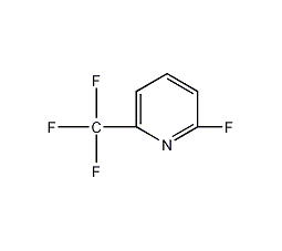 2-氟-5-三氟甲基吡啶结构式